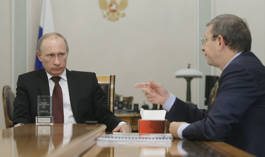 Владимир Путин и Владимир Евтушенков