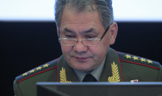 *Министр обороны России Сергей Шойгу