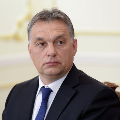 *Премьер-министр Венгрии Виктор Орбан