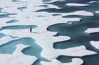 !Таяние льда в Арктике. 12 июля 2011