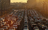 Автомобильные "пробки" на улицах Москвы