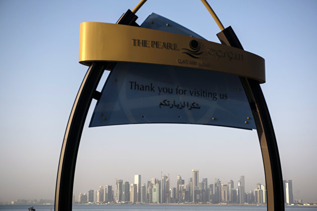Небоскребы в столице Катара Дохе