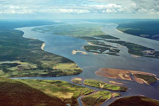 Река Лена в Якутии