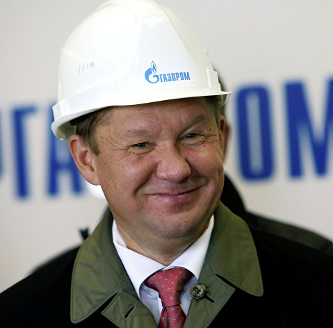 *Председатель правления ОАО "Газпром" Алексей Миллер