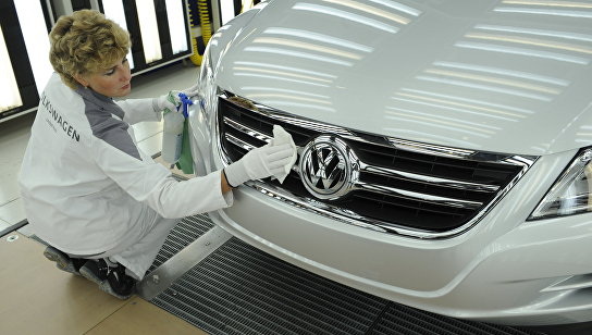 Запуск производства полного цикла на заводе Volkswagen Group Rus в Калуге