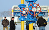 Сотрудники компании "Нафтогаз" на газокомпрессорной станции "Бобровницкая" Черниговской области, Украина