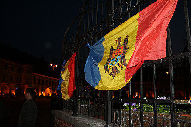 Флаг Молдавии0