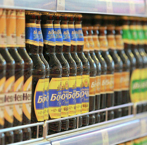 Продажа пива и кваса в супермаркете "Перекресток" в Москве