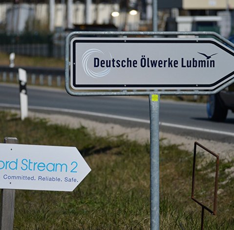 " Строительство газопровода "Северный поток-2" в Германии