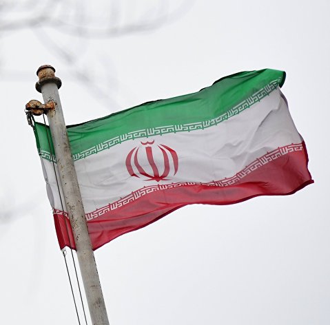 Флаг посольства Исламской Республики Иран