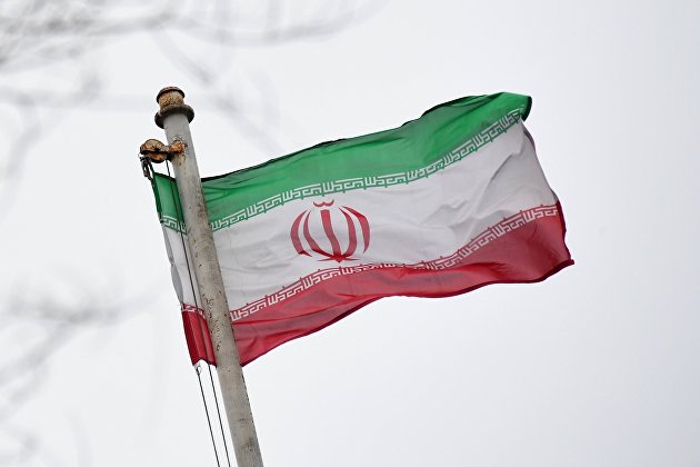 Флаг посольства Исламской Республики Иран
