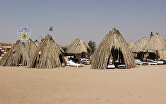 Пляж курорта Хургада в Египте