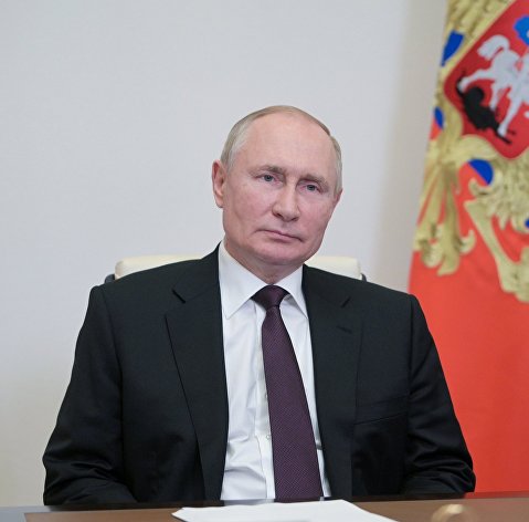 Президент РФ В. Путин встретился с главой Адыгеи М. Кумпиловым