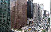 Проспект Паулиста в Сан-Паулу, деловой и финансовый центр Бразилии