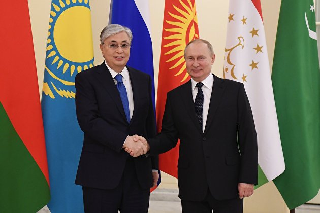 Путин и президент Казахстана обсудили развитие стратегического партнерства