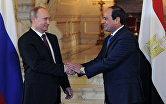 Визит президента РФ В.Путина в Египет. День второй