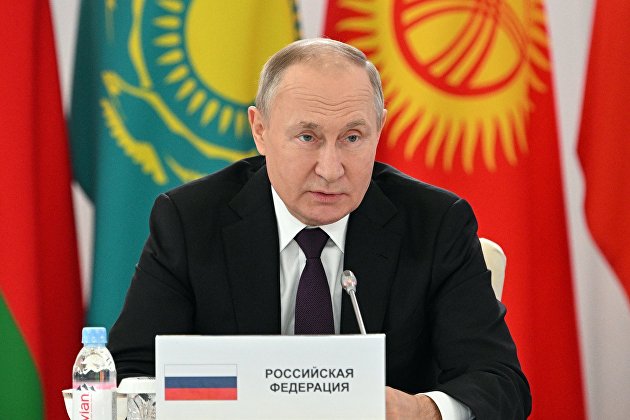 Визит президента РФ В. Путина в Казахстан0