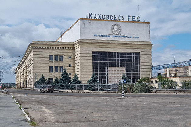 Каховская ГЭС прекратила выработку электричества