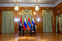 Трехсторонние переговоры президента РФ, президента Азербайджана и премьер-министра Армении