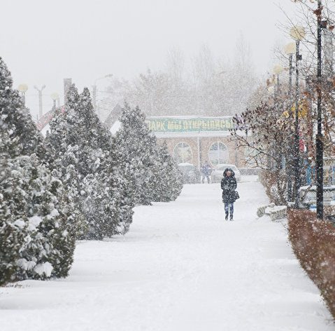 Снегопад в Ростовской области