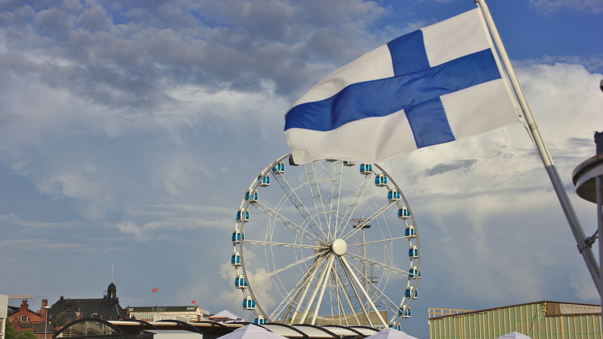 Флаг Финляндии, Хельсинки - ПРАЙМ, 1920, 08.02.2024
